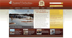 Desktop Screenshot of diamondcontracting.com